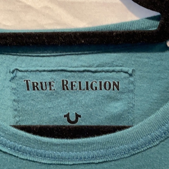 EUC MEN’S TRUE RELIGION SLOGAN TEE SZ XXL - Picture 3 of 6